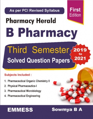 Pharmacy Herald B Pharmacy Third Semester Solved Question Papers