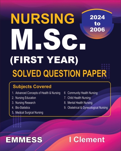 Nursing M.Sc. Solved Question First Year (2024- 2006)